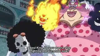Brook vs Big Mom Shout of the Soul HD