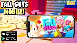 Fall guys mobile on ipad with controller gameplay