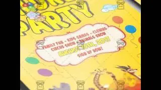 Children Party - Premium A5 Flyer Template