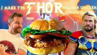 I Make The Thor Hammer Tendercrisp Chicken Sandwich From Burger King
