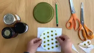 How to make a fabric jam jar cover