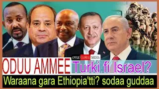 Waraana gara Ethiopia'tti? Sodaa guddaa//Turkey fi Israel//8/30/2025 AGM