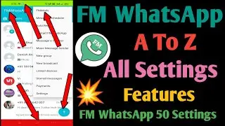 FM WhatsApp A To Z All favourite Setting | FM WhatsApp All Settings