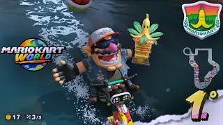 🤑 WARIO DOMINANDO LA COPA PLATANO EN MARIO KART WORLD 🍌