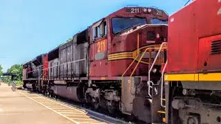 [4K] PRLX SD75M #211 (Ex. ATSF) on CN A421