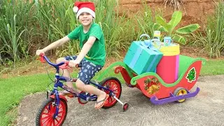 LUCAS E VOVÓ TEREZINHA EM UMA HISTÓRIA ENGRAÇADA DO PAPAI NOEL