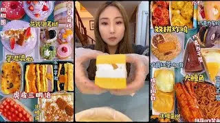 asmr mukbangasmr/kwai dessert mukbang,/mochi eating,creperoll cake chocolate #asmr