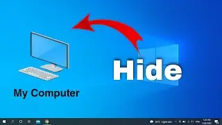 How to remove This PC\My Computer icon from laptop- PC