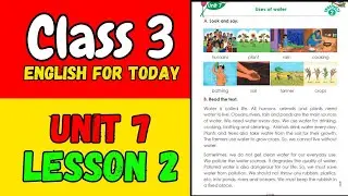 Class 3 || English For Today || Unit&nbsp;7 lesson 2 page 101-103 || তৃতীয় শ্রেণীর ইংরেজি