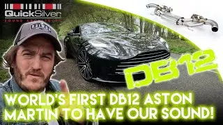 World's First DB12 Aston Martin to have a QuickSilver Exhaust Sound #AstonMartin #DB12 #V12