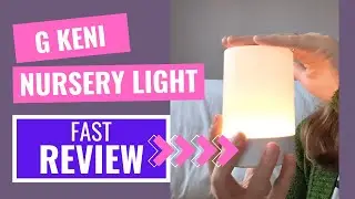 FAST REVIEW - G Keni Nursery Touch Lamp / Night Light
