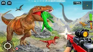 Wild Animal Hunter 3D - Dinosaur Hunter Game - New Android Gameplay New update #2025