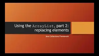 Using ArrayLists in Java, pt 2