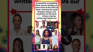 🤞Witness history on the court!🎾 These Black women athletes are defining excellence.✨🔥#USOpen #Tennis