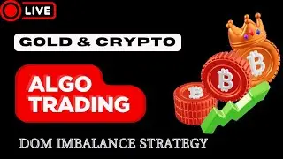 Live Crypto Algo Trading | DOM Imbalance Strategy Testing & Analysis | 8 #live #algotrading  #crypto