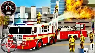 🔥 Fire Truck Simulator 2025 | City Rescue Missions & Emergency Driving | Android Gameplay