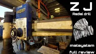 RADIAL -ARM DRILL-ZJ (china)Z3050x16(I), Heavyduty drilling machine #malayalam @magicofgraphite