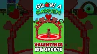 VALENTINES UPDATE LEAKS - update event in GROW A GARDEN Roblox  #roblox #growagarden