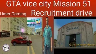 Mission 51: Recruitment Drive Chaos 😈🔥 | GTA Vice City | Umer Gaming