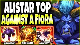 Топ-лейн Фиоры 12-го сезона против моей сборки IMMORTAL ALISTAR 🔥 Геймплей LoL Top Alistar перед сезоном 2022 года