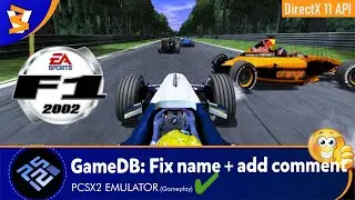 PCSX2 64bit 1.7.2578 - F1 2002 (Dx11/Reshade)