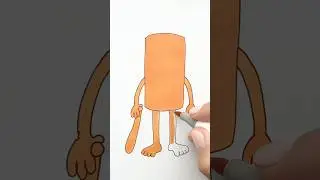 How to draw Tung Tung Tung Sahur | Step by step drawing #shorts