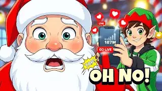 Санта пытается исполнить вирусные танцы&hellip; и терпит неудачу! 🎅💃 | Забавный рождественский мультфильм