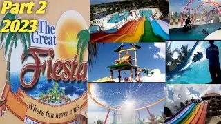 fiesta water park 2023 || full fun masti vlog || barish ne to maza hi dobala kar dia