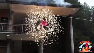 Ghengis Fireworks Catherine Wheels Firework Displays MVI 0690