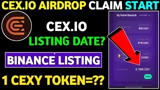Cex.io Airdrop Listing Date || Cex.io Airdrop Claim Process || Cex.io Airdrop New Update Today