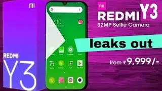 Redmi Y3   Perfect Selfie Camera Phone With 32MP front Camera   Redmi Y3 Specifications  1080 X 1920
