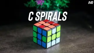 C Spirals Pattern - Rubik&rsquo;s Cube 3x3 Pattern