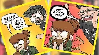 Artist HILARIOUSLY Illustrates Life With Her Fianc&eacute; And Their Four Cats #3