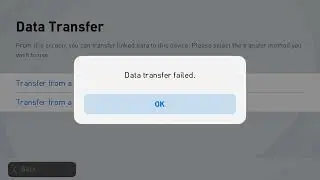 PES 2021 Mobile data transfer issue