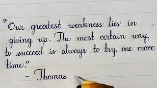 Amazing cursive handwriting | very neat like print | calligraphy