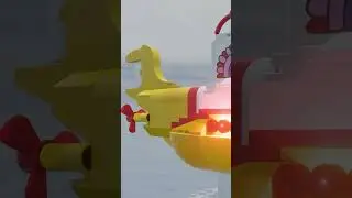 Beatles' Yellow Submarine Voyage Lights Up! #lego #ideas #beatles #asmr