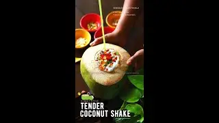 #shorts Tender Coconut Shake | Elaneer Shake | Coconut Milkshake with Nuts and Ice cream