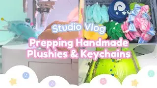 Event Prep Week: Plushies & Keychains 🧸 Studio Vlog 47 | #AAprep #wip #handmade #smallbusiness