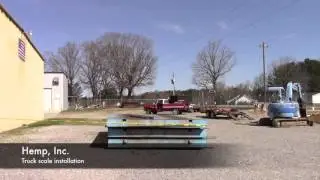 Hemp, Inc. Truck Scale Installation