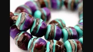 Petite Organic Glass Lampwork Beads
