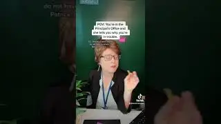 POV: Вы в кабинете директора, и она рассказывает вам, почему у вас проблемы