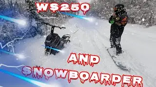 RIDE WHIT WIDESCAPE WS250 AND TOW SNOWBORDER