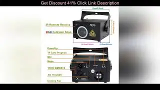 Top DMX512 RGB Software Program Patterns Laser Lighting Projector Home DJ Disco Stage Effect Lights
