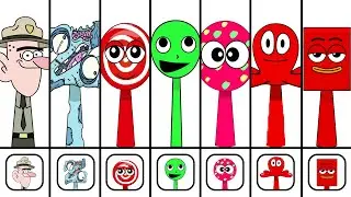 🔥 NEW Sprunki OCs Characters &ndash; Fred , City Boy , Z (Alphabet Lore) , Rectangle , Candy
