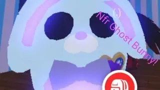 Neon fly ride Ghost Bunny!