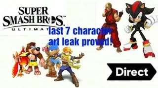 Smash Ultimate Roster Leak! Proof! Part 2