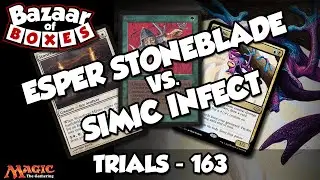 Esper Stoneblade vs. Simic Infect - Trials 163 - Round 2/2 [MTG Legacy]