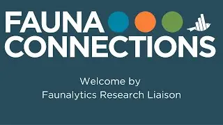 Welcome by Faunalytics Research Liaison