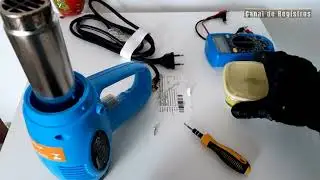 Desmontagem Soprador T&eacute;rmico Gamma 127 V 1500 W Modelo G1935/BR1