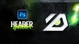 How I Made This TWITTER Header For Myself | Speedart